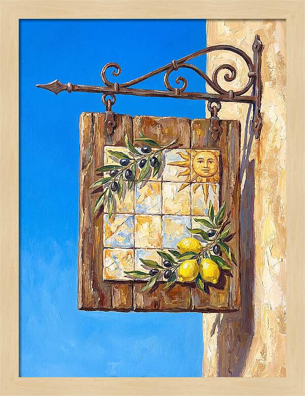 Mediterranean Shop Sign