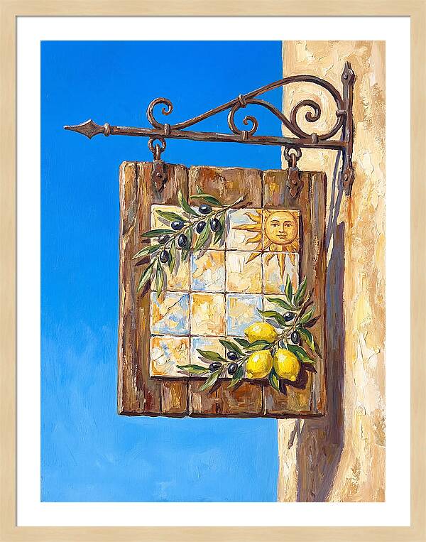 Mediterranean Shop Sign