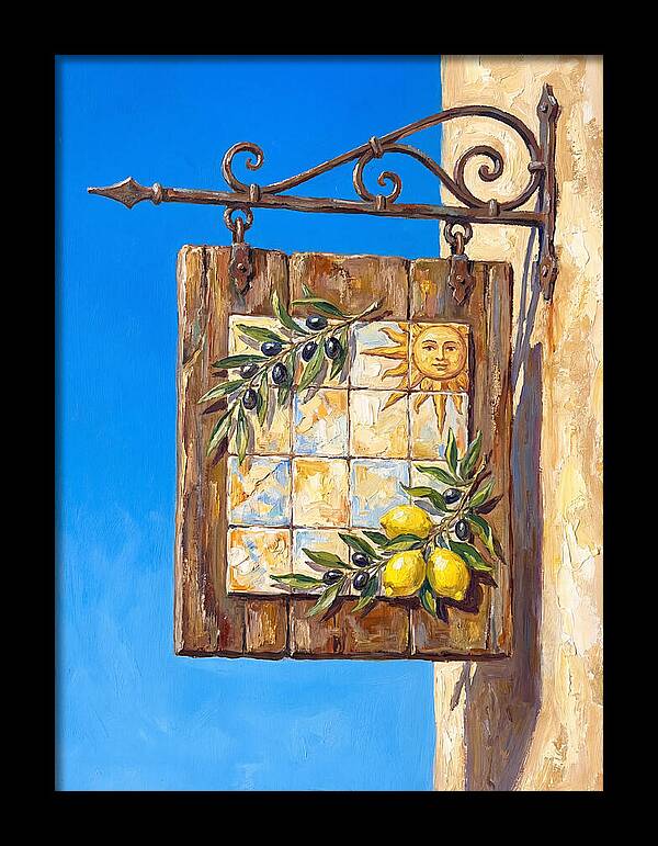 Mediterranean Shop Sign