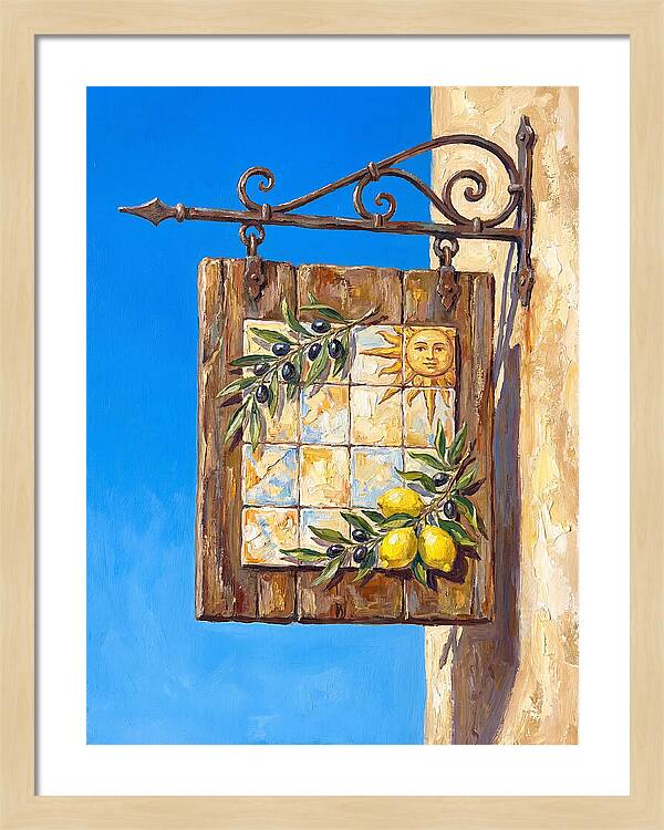 Mediterranean Shop Sign