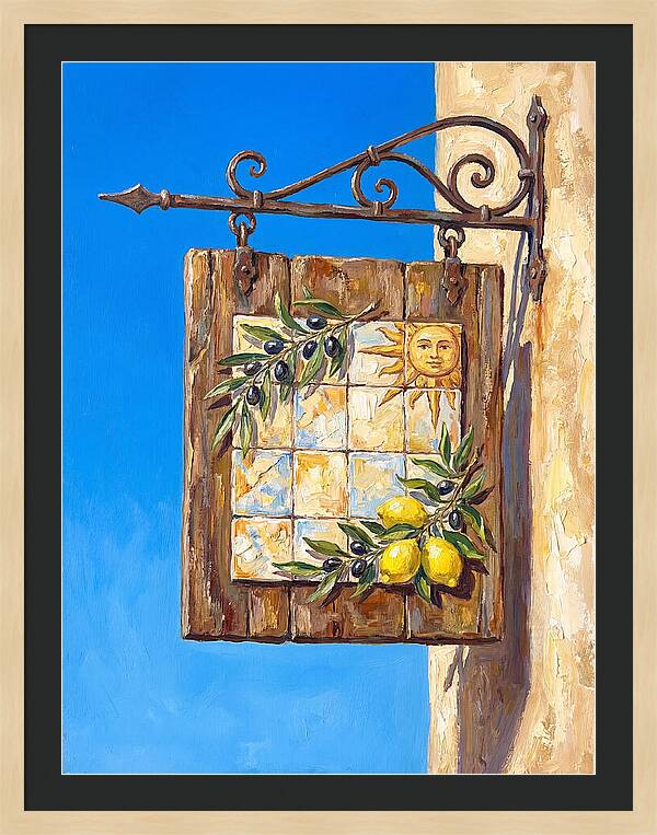 Mediterranean Shop Sign