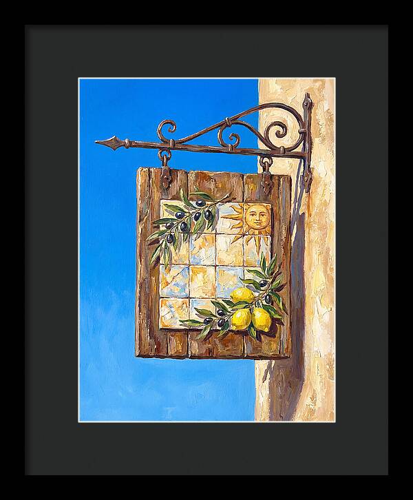 Mediterranean Shop Sign