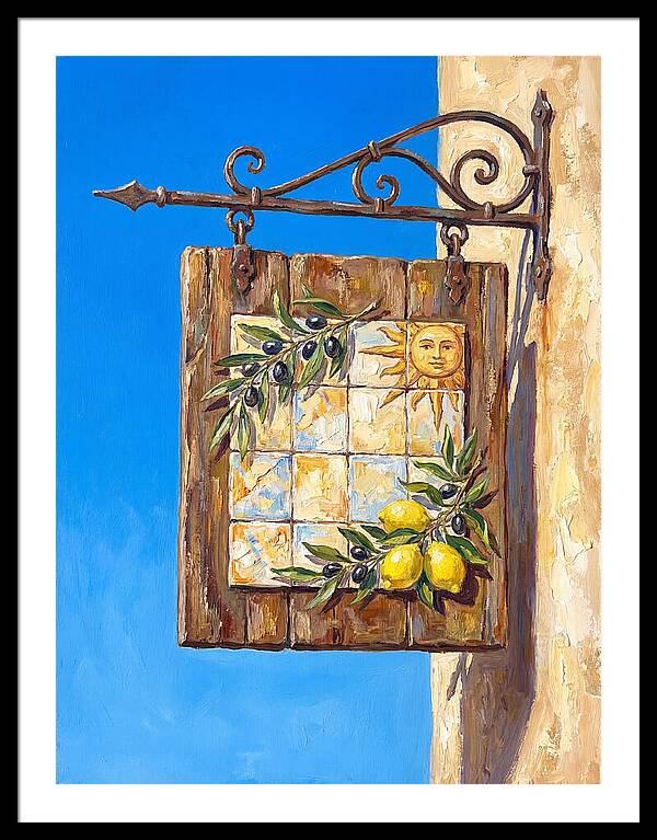 Mediterranean Shop Sign