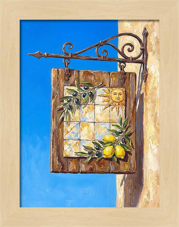 Mediterranean Shop Sign