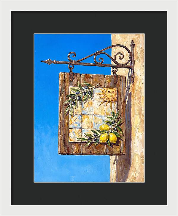 Mediterranean Shop Sign