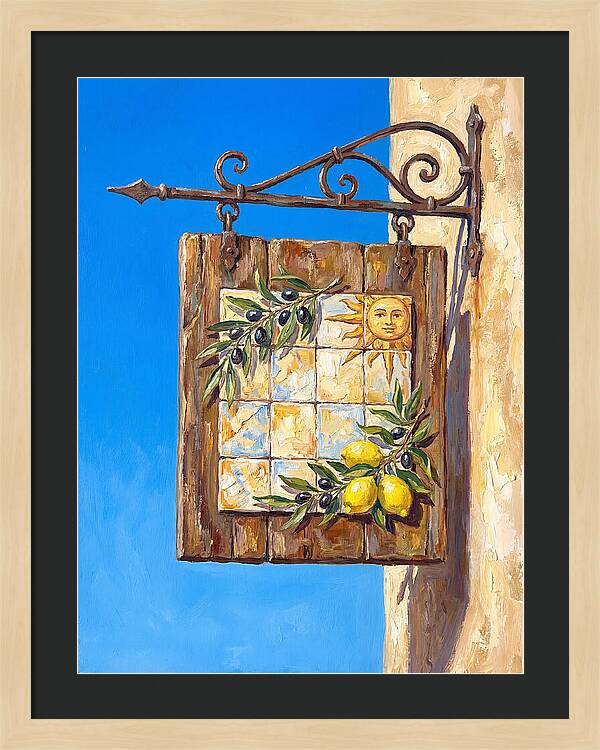 Mediterranean Shop Sign