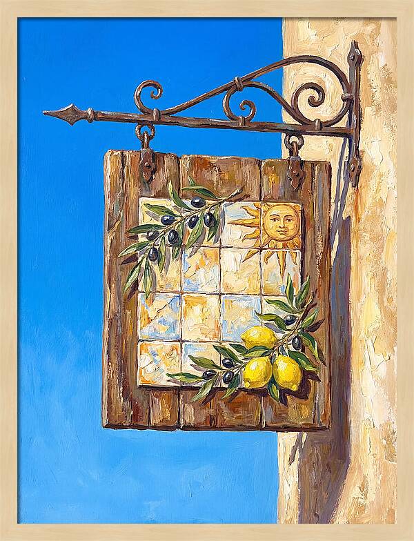 Mediterranean Shop Sign
