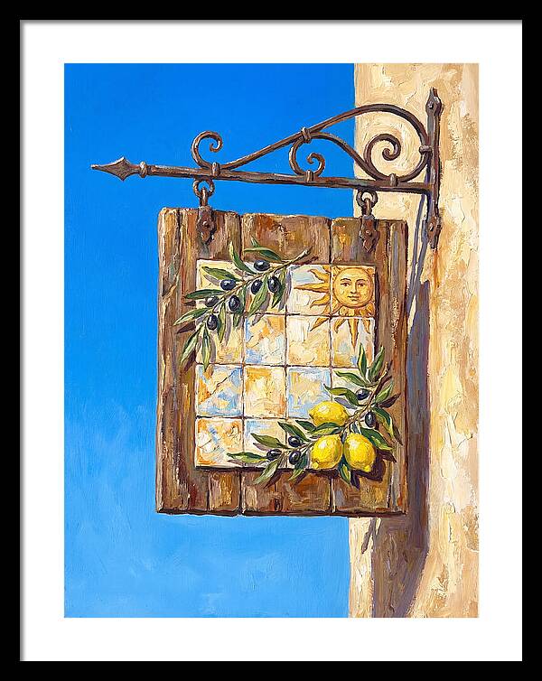 Mediterranean Shop Sign