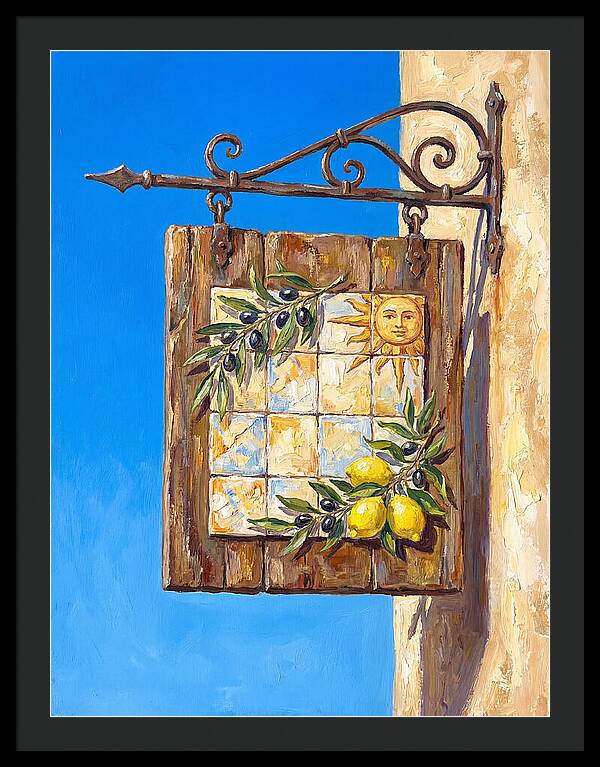 Mediterranean Shop Sign