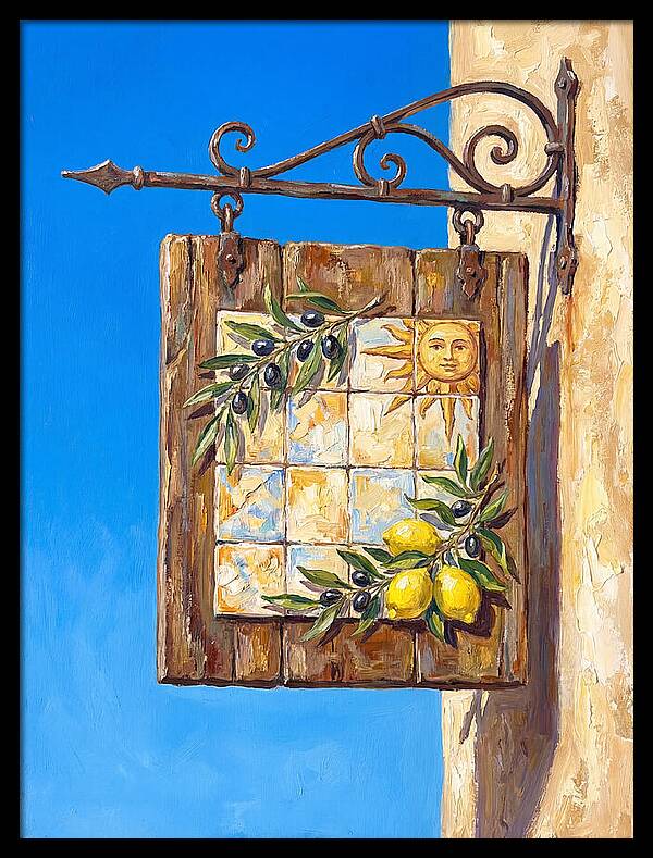 Mediterranean Shop Sign