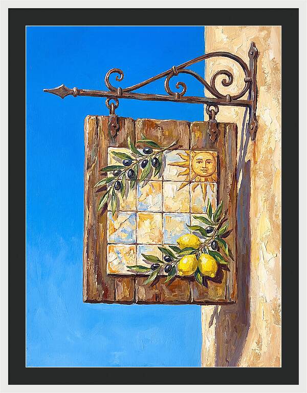 Mediterranean Shop Sign