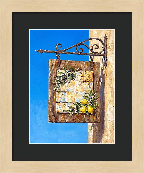 Mediterranean Shop Sign