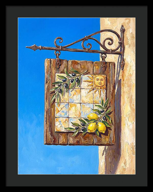 Mediterranean Shop Sign