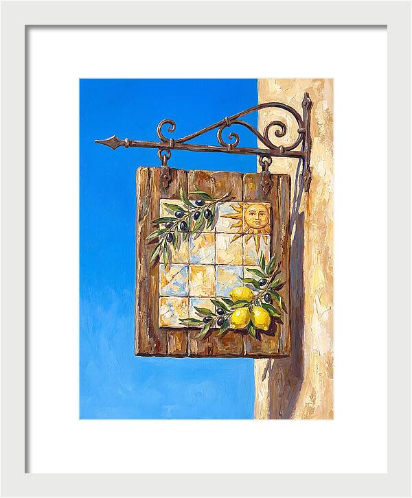 Mediterranean Shop Sign