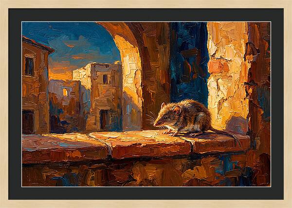 Mediterranean Shrew In Sunlight