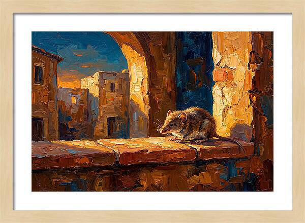 Mediterranean Shrew In Sunlight