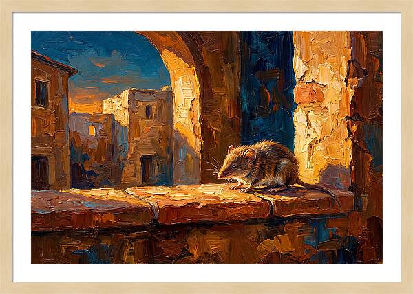Mediterranean Shrew In Sunlight