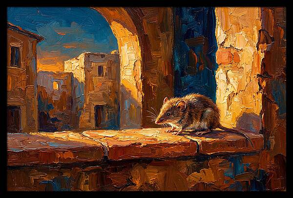 Mediterranean Shrew In Sunlight