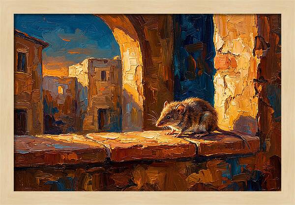 Mediterranean Shrew In Sunlight