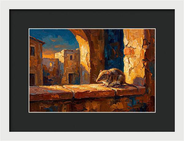 Mediterranean Shrew In Sunlight