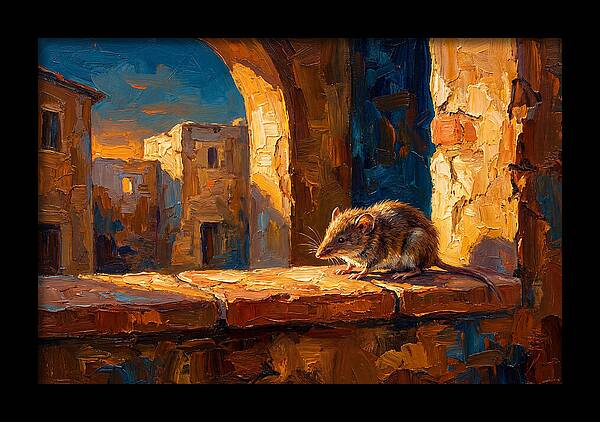 Mediterranean Shrew In Sunlight