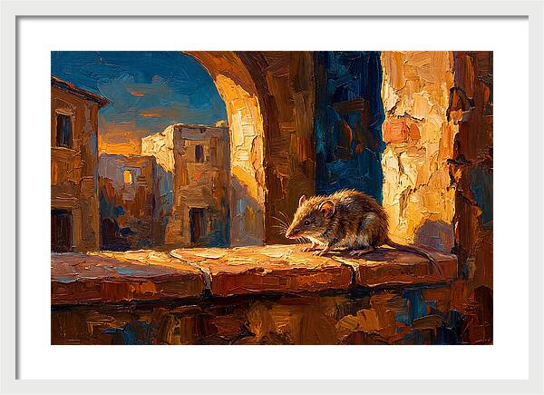 Mediterranean Shrew In Sunlight