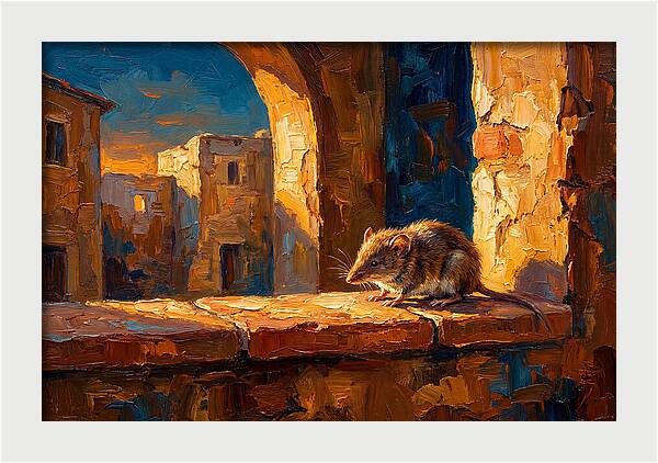 Mediterranean Shrew In Sunlight