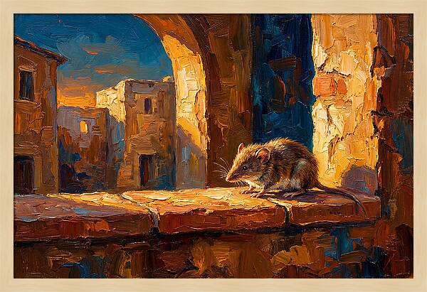 Mediterranean Shrew In Sunlight