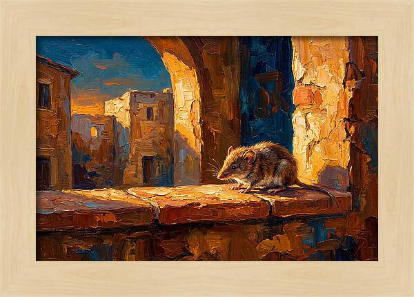 Mediterranean Shrew In Sunlight