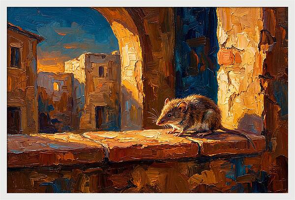 Mediterranean Shrew In Sunlight