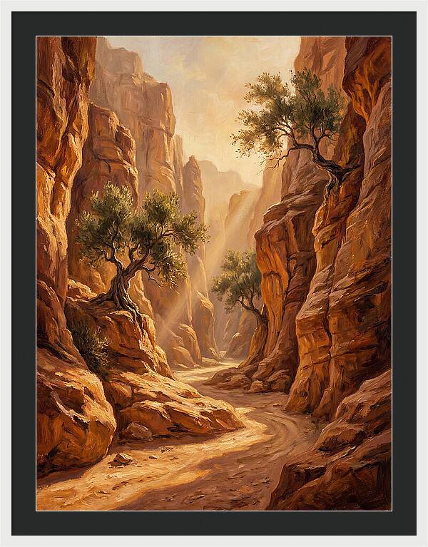 Mediterranean Slot Canyon Serenity