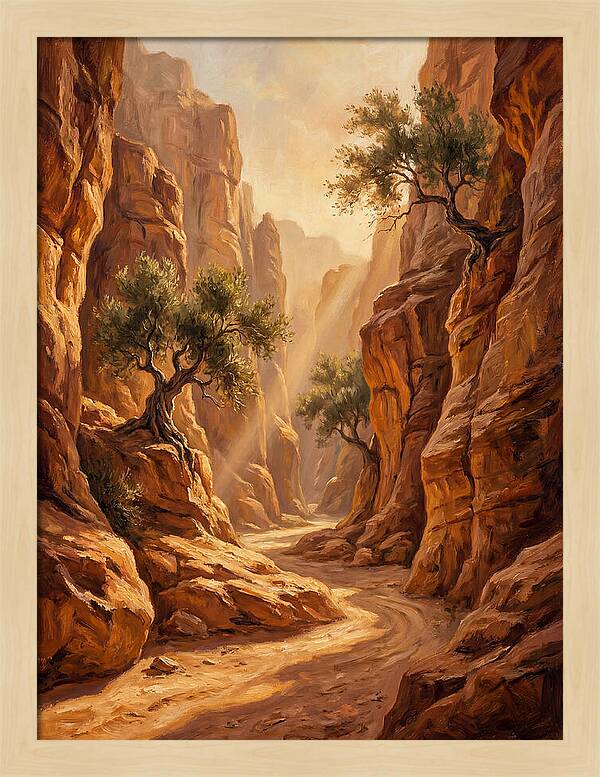 Mediterranean Slot Canyon Serenity