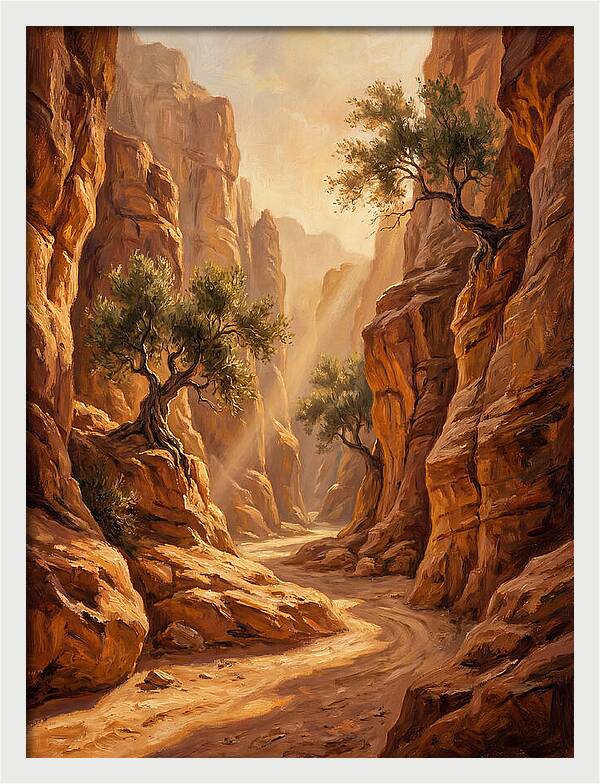 Mediterranean Slot Canyon Serenity