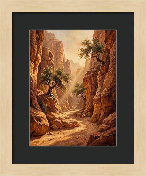 Mediterranean Slot Canyon Serenity