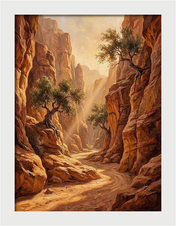 Mediterranean Slot Canyon Serenity