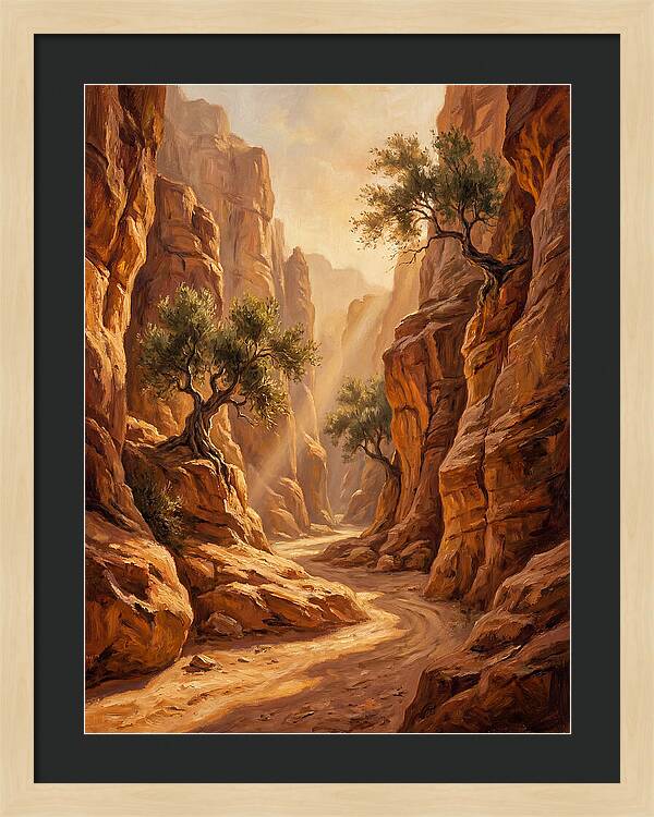 Mediterranean Slot Canyon Serenity