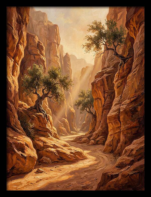 Mediterranean Slot Canyon Serenity