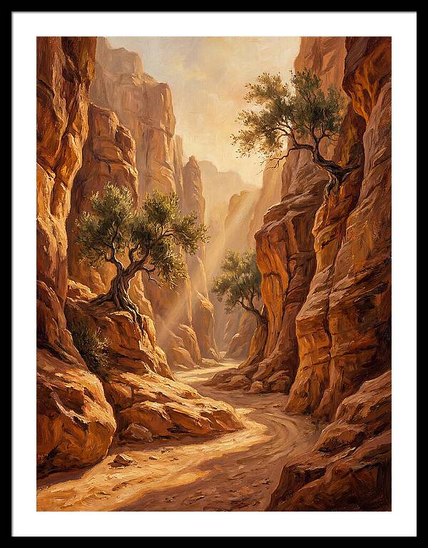 Mediterranean Slot Canyon Serenity