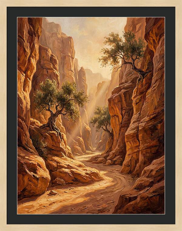 Mediterranean Slot Canyon Serenity