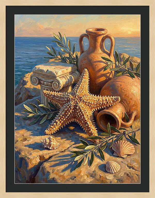 Mediterranean Starfish Still Life