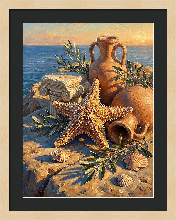 Mediterranean Starfish Still Life