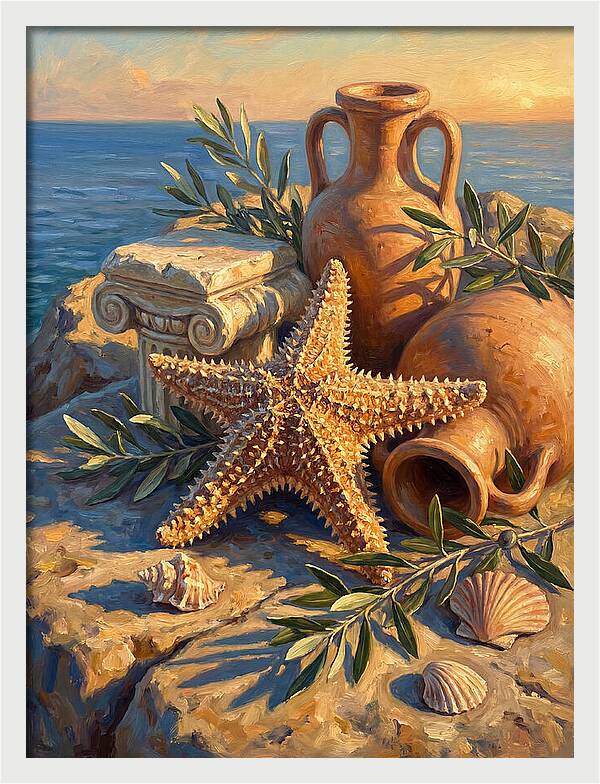 Mediterranean Starfish Still Life