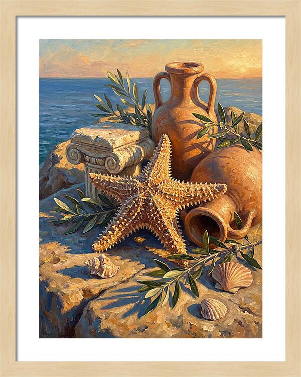 Mediterranean Starfish Still Life