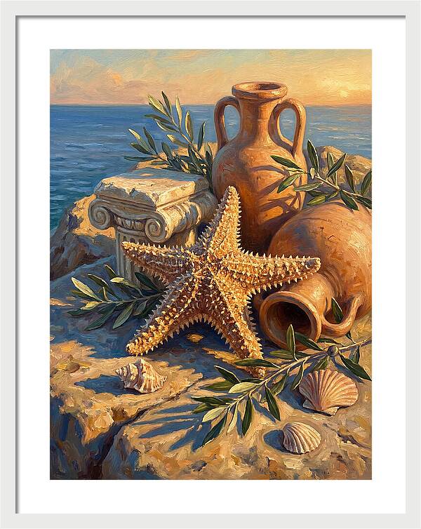 Mediterranean Starfish Still Life
