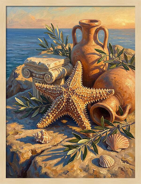 Mediterranean Starfish Still Life