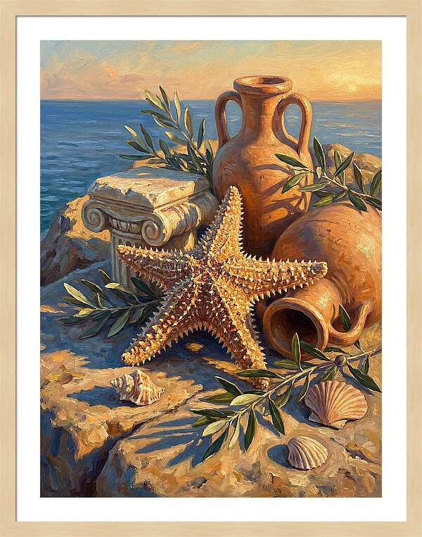 Mediterranean Starfish Still Life