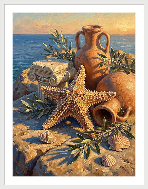 Mediterranean Starfish Still Life