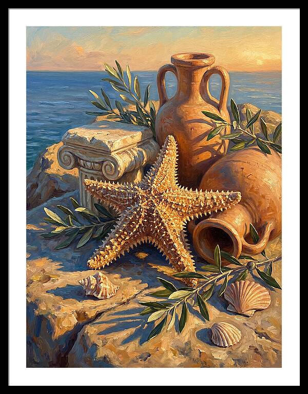 Mediterranean Starfish Still Life