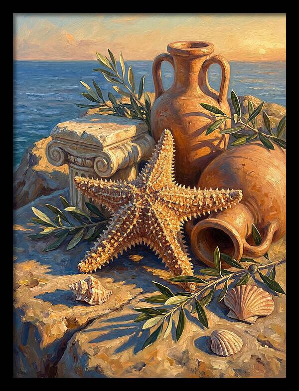 Mediterranean Starfish Still Life