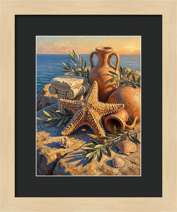 Mediterranean Starfish Still Life